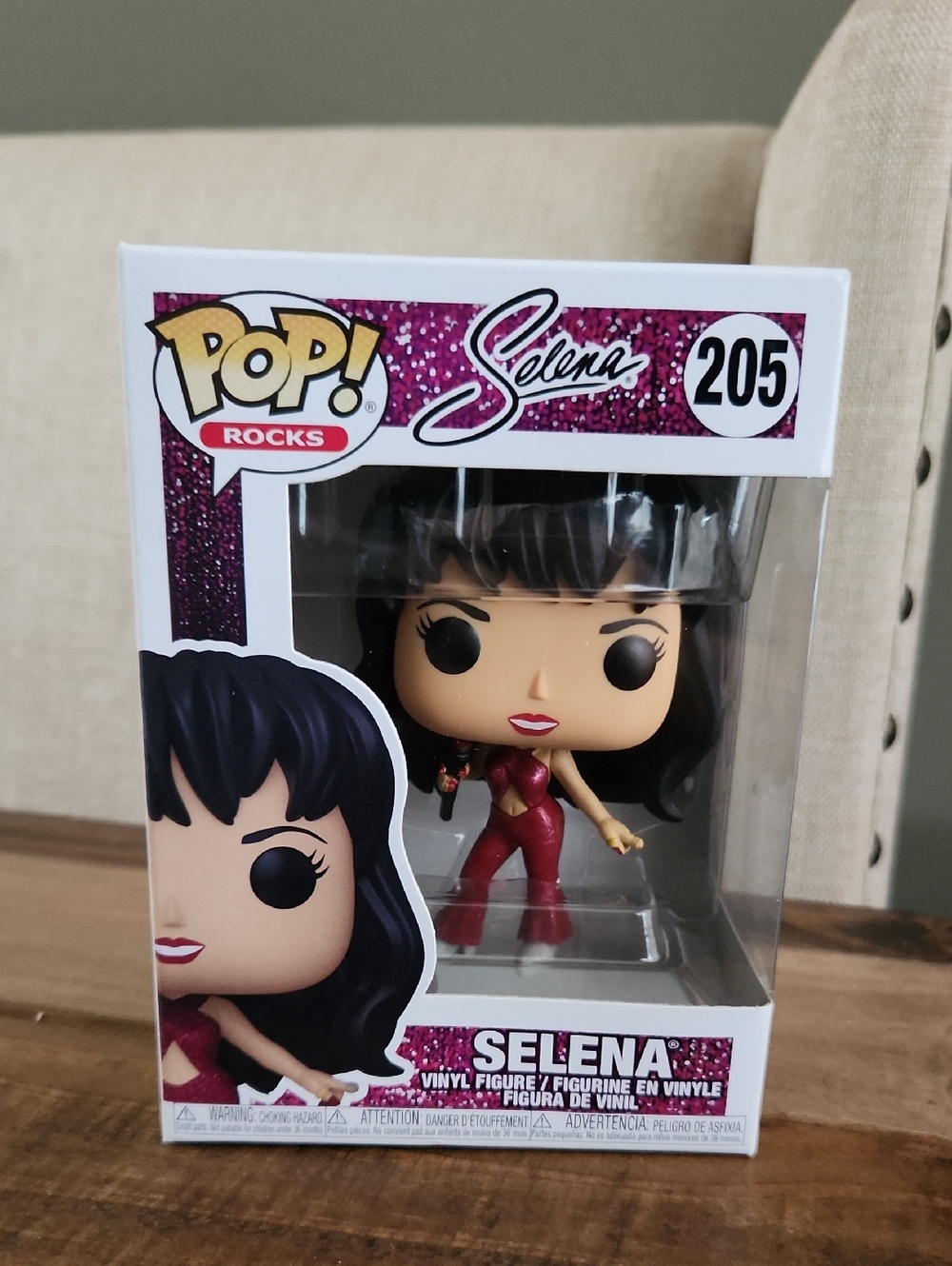 Funko Selena Pop! Rocks Vinyl Figure - Glitter PURPLE  Outfit UNOPEN